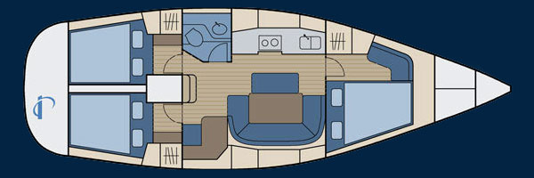 Dufour 385 Plan